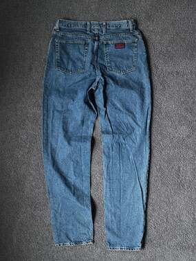 Vintage Wrangler Twenty X 20X High Rise Straight Leg Western Blue Jeans